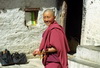 Buddhist nun - Shey, Ladakh, India, 1997